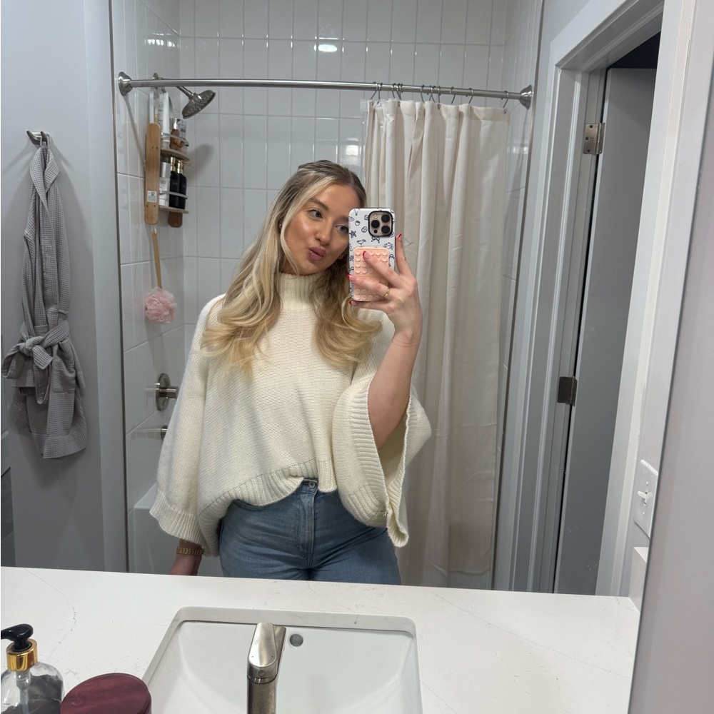 bishop + young Ivory Knit Sweater M - Picture 5 of 5